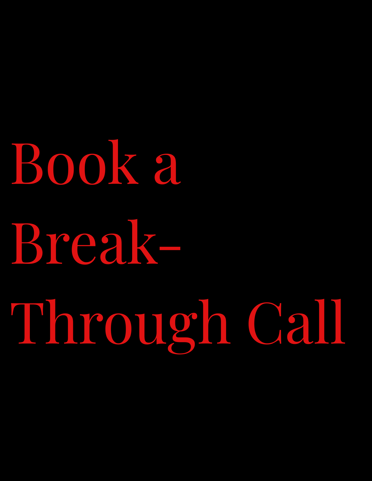 Book a Breakthrough Call